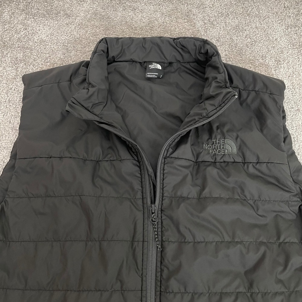 North Face Vest Mens Extra Large Insulated Quilted Puffer Zip Black